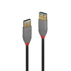Lindy 36763 cabo USB 3 m USB 3.2 Gen 1 (3.1 Gen 1) USB A Preto