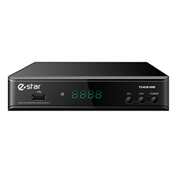 E-STAR DECODER UHD DVB-T/T2 TUNER MPEG-4/2 NERO
