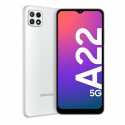 Samsung Galaxy A22 5G SM-A226B 16,8 cm (6.6) SIM doble USB Tipo C 4 GB 64 GB 5000 mAh Blanco SM-A226BZWUEUE