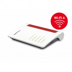 AVM FRITZBox 7530 AX WLAN-Router Gigabit Ethernet Dual-Band (2,4 GHz/5 GHz) Rot, Weiß 20002944