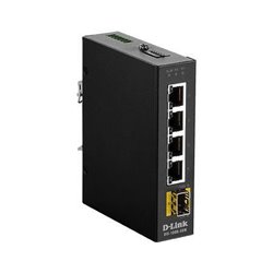 D-Link DIS‑100G‑5SW Non-géré L2 Gigabit Ethernet (10/100/1000) Noir DIS-100G-5SW