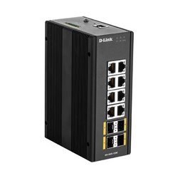 D-Link DIS‑300G‑12SW Géré L2 Gigabit Ethernet (10/100/1000) Noir DIS-300G-12SW