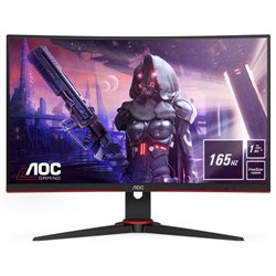 AOC G2 C24G2AE/BK écran plat de PC 59,9 cm (23.6) 1920 x 1080 pixels Full HD LED Noir, Rouge