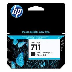 HP Cartucho de tinta DesignJet 711 negro de 38 ml CZ129A