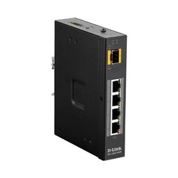 D-Link DIS‑100G‑5PSW Unmanaged L2 Gigabit Ethernet (10/100/1000) Power over Ethernet (PoE) Schwarz DIS-100G-5PSW