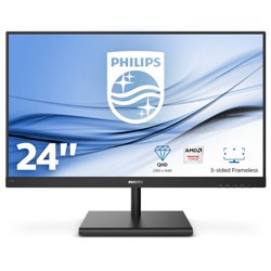 Philips E Line 245E1S/00 LED display 60,5 cm (23.8) 2560 x 1440 Pixel 2K Ultra HD LCD Nero