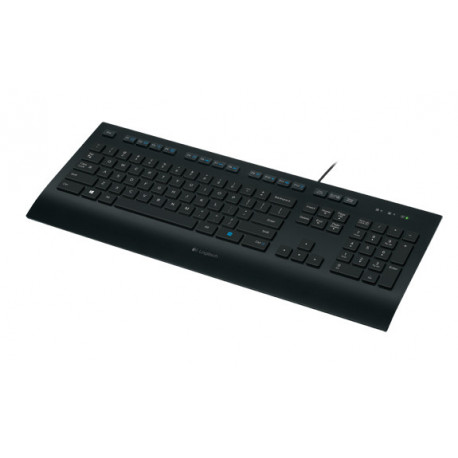 Logitech K280E keyboard USB QWERTY US International Black 920-008159