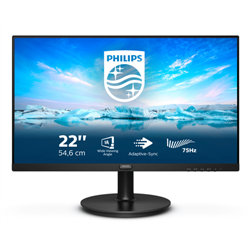 Philips V Line 221V8LD/00 monitor de ecrã 54,6 cm (21.5) 1920 x 1080 pixels Full HD LCD Preto