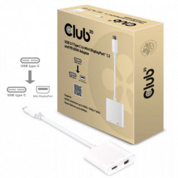 CLUB3D USB 3.1 Type C auf Mini DisplayPort 1.2 und PD 60W Adapter CAC-1509