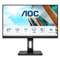 AOC P2 Q27P2CA écran plat de PC 68,6 cm (27) 2560 x 1440 pixels 2K QHD LED Noir