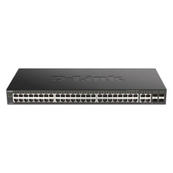 D-Link DGS-2000-52 commutateur réseau Géré L2/L3 Gigabit Ethernet (10/100/1000) 1U Noir