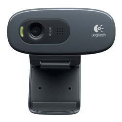 Logitech HD C270 webcam 3 MP 1280 x 720 pixels USB 2.0 Preto 960-001063