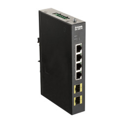 D-Link DIS-100G-6S Netzwerk-Switch Managed Gigabit Ethernet (10/100/1000) Schwarz DIS-100G-6S_X