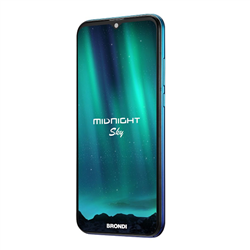Brondi Midnight Sky 15,2 cm (6") Double SIM Android 11 Go Edition 4G USB Type-C 2 Go 16 Go 2500 mAh Bleu, Vert 10278050