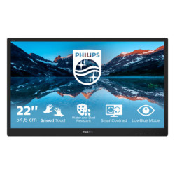 Philips 222B9TN/00 touch screen monitor 54.6 cm (21.5) 1920 x 1080 pixels Multi-touch Tabletop Black