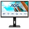 AOC P2 Q32P2 écran plat de PC 80 cm (31.5) 2560 x 1440 pixels 2K Ultra HD LED Noir