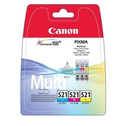 CANON CART INK TRICOLORE CLI-521 C/M/Y PIXMA M 9mlx3