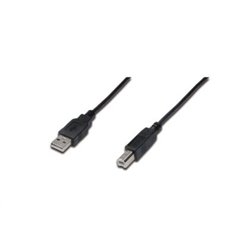 DIGITUS CAVO USB 2.0, A/B, M/M, NERO, 1MT