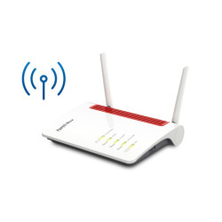 FRITZBox 6850 LTE router inalámbrico Gigabit Ethernet Doble banda (2,4 GHz / 5 GHz) 3G 4G Rojo, Blanco 20002926