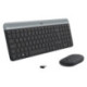 Logitech Slim Wireless Keyboard and Mouse Combo MK470 teclado USB QWERTY Italiano Grafite 920-009196