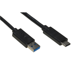 Link Accessori LKC3018 cabo USB 1,8 m USB 3.2 Gen 1 (3.1 Gen 1) USB A USB C Preto