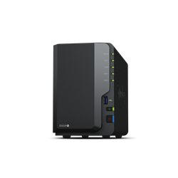 Synology DiskStation DS220+ NAS & Speicherserver Kompakt Eingebauter Ethernet-Anschluss Schwarz J4025