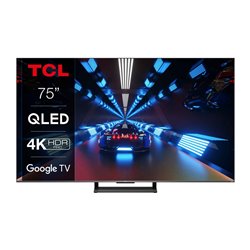 TCL 75C731 SMART TV 75 QLED ULTRA HD 4K HDR ANDROID TV BLACK