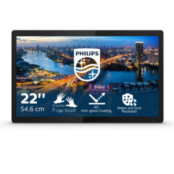 Philips 222B1TFL Monitor PC Touch screen 54,6 cm (21.5) Full HD LED Nero