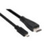 CLUB3D Micro HDMI™ auf HDMI™ 2.0 4K60Hz Kabel 1M CAC-1351