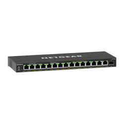 NETGEAR GS316EP-100PES switch de rede Gerido Gigabit Ethernet (10/100/1000) Power over Ethernet (PoE) Preto