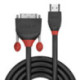 Lindy 0,5m HDMI to DVI Cable, Black Line 36270