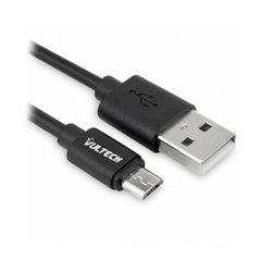 VULTECH CAVO USB TO MICRO-USB 2.0 SM-T31BK IN TPE 1M - NERO
