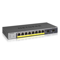 NETGEAR GS110TP Managed L2/L3/L4 Gigabit Ethernet (10/100/1000) Power over Ethernet (PoE) Grau GS110TP-300EUS