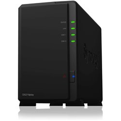 Synology DiskStation DS218play NAS Bureau Ethernet/LAN Noir RTD1296