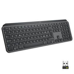 Logitech , MX Keys, tastiera wireless avanzata con illuminazione, digitazione reattiva, retroilluminazione, Bluetooth 920-009409