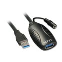 Lindy 43156 cable USB 10 m USB 3.2 Gen 1 (3.1 Gen 1) USB A Negro