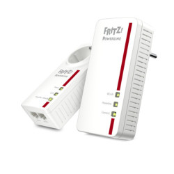 FRITZPowerline Powerline 1260E WLAN Set 1200 Mbit/s Collegamento ethernet LAN Wi-Fi Bianco 2 pz 20002819