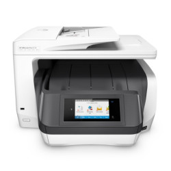 HP OfficeJet Pro 8730 All-in-One Printer, Print, copy, scan, fax, 50-sheet ADF Front-facing USB printing Scan to email/ D9L20A