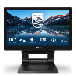 Philips 162B9T/00 pantalla para PC 39,6 cm (15.6) 1366 x 768 Pixeles LCD Pantalla táctil Negro