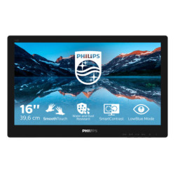 Philips 162B9TN/00 pantalla para PC 39,6 cm (15.6) 1366 x 768 Pixeles HD LCD Pantalla táctil Mesa Negro