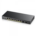 Zyxel GS1900-8HP v3 PoE Gestionado L2 Gigabit Ethernet (10/100/1000) Energía sobre Ethernet (PoE) Negro GS1900-8HP-EU0103F
