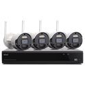 ISIWI KIT WIRELESS CONNECT S4 ISW-K1N8BF2MP-4 GEN1, NVR 8 CHANNELS + 4 IP CAMERAS 1080P 2MPX