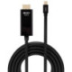 Lindy 36928 adaptador de cable de vídeo 3 m Mini DisplayPort HDMI tipo A (Estándar) Negro