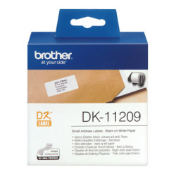 Brother Etiquetas precortadas de dirección pequeñas (papel térmico) DK11209