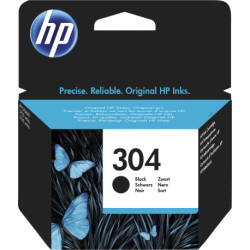 HP 304 Cartouche d’encre noire authentique N9K06AE