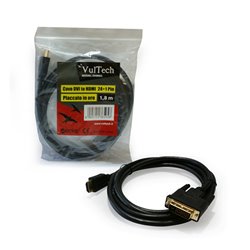VULTECH CAVO HDMI TO DVI MT 1,8 (DHM02)