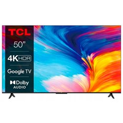 TCL 50P631 SMART TV 50 ULTRA HD 4K CON HDR Y ANDROID TV NEGRO