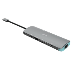 I-TEC NANO DOCKING STATION IN METALLO USB-C, 4K HDMI LAN + POWER DELIVERY 100W
