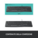 Logitech K120 Corded keyboard USB QWERTY Italian Black 920-002492