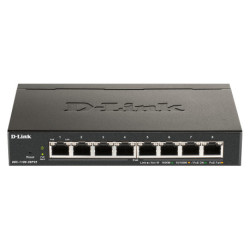 D-Link DGS-1100-08PV2 Netzwerk-Switch Managed L2/L3 Gigabit Ethernet 10/100/1000 Power over Ethernet PoE Schwarz